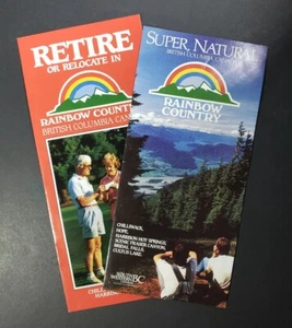 Brochures 1980s 1990s Rainbow Country BC Retire Relocate Super Natural Vintage - Picture 1 of 12