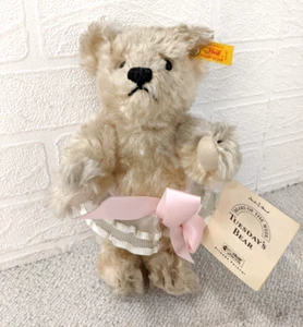 Steiff Bears of the Week Tuesday's Bear 23cm Light Beige Jointed Teddy With Tags - Picture 1 of 9