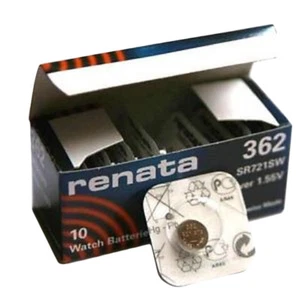 Reloj Renata Único Batería Hecho en Suiza 362 o SR721SW o AG11 1.5V Envío Rápido - Imagen 1 de 6
