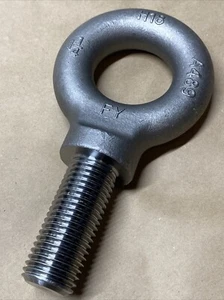 FY Industrial A489 Lifting Shoulder Eye Bolt 1-1/4”-7x3" Steel - Picture 1 of 8