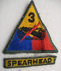 /US Army Patch 3rd Armored Division & Tab ,ww2