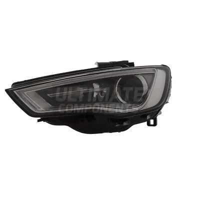 Audi A3 Headlight Saloon 2014-2016 Xenon Headlamp With LED DRL Passenger Side - image 1 of 4