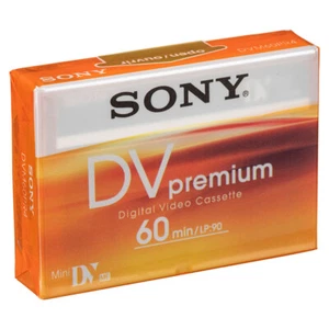 Sony 60 Minute Premium Mini DV Tape Video Cassette DVM60PR4 - Picture 1 of 3