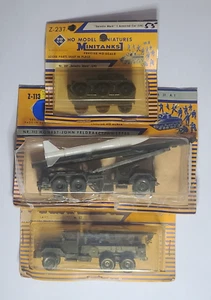 Roco Minitanks Wrecking Tank Honest John Rocket Saladin Mark Armored Car 3 Lot - Picture 1 of 11