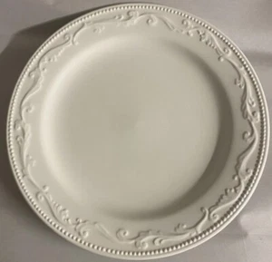 VTG MESA International White Embossed Dots Replacement Dinner Chop Plate 12" - Picture 1 of 3