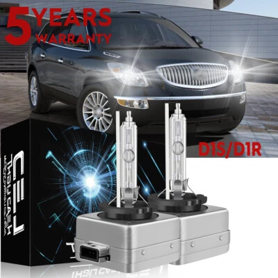 For Buick Enclave 2008-2012 2X D1S HID Headlight High&Low Beam White Bulbs Set 2 - Image 1 of 4