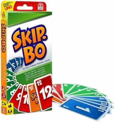 Skip-Bo Gioco di Carte - Mattel - 52370 - 7+ anni - Immagine 1 di 4