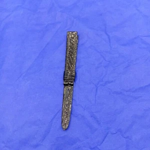 100 % ORIGINAL MUST DE CARTIER SCHWARZ GLÄNZEND KROKO ARMBAND 12 mm - Bild 1 von 3