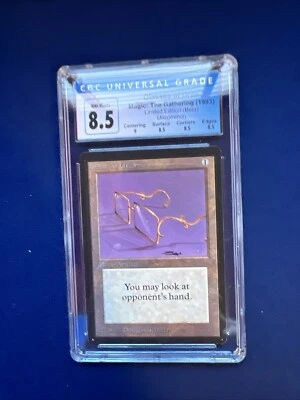 MTG Beta Glasses of Urza CGC 8.5 Quad+ NM/MT+ (9 centering) 1993 - Image 1 of 2