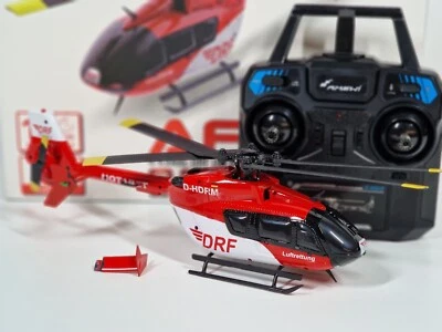 Amewi AFX-135 DRF Rc Helikopter Hubschrauber 6G 2,4GHz 4-Kanal 25327 Rot / Weiß - Bild 1 von 4