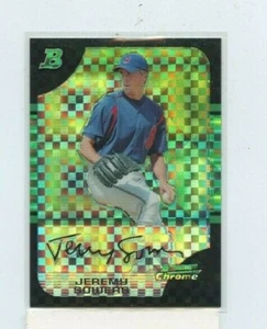 JEREMY SOWERS 2005 Bowman Chrome X-Fractors Rookie Card #D /225 - Picture 1 of 1