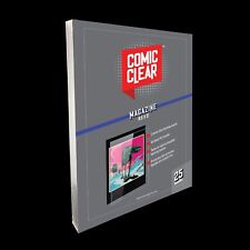 25-pack of Crystal-Clear Comic Clear Backing Boards - Magazine Size