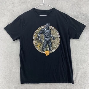 Marvel Hemd Herren Large Schwarz Camouflage Black Panther Shirt Comics Kurzarm - Bild 1 von 9