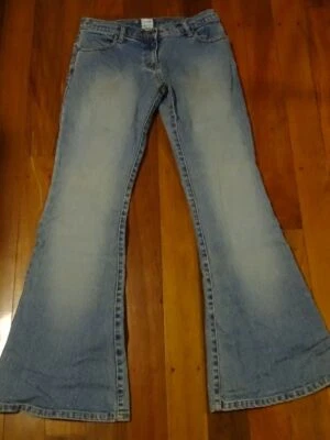 Pantalones de mezclilla lavados vintage acampanados SASS & BIDE nuevos con etiquetas - talla 29 - Foto 1 de 4