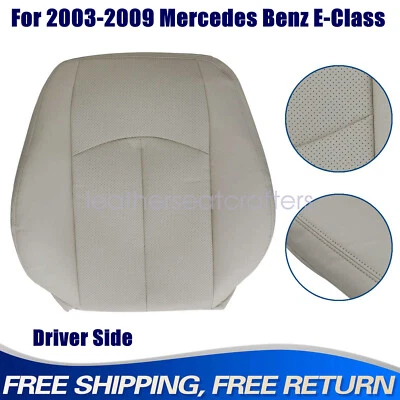 Cubierta de cuero perforado superior del conductor bronceado para Mercedes Benz E350 E550 2003-2009 Foto 1 de 4