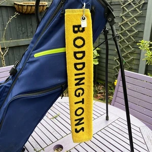 'Boddingtons' Upcycled Tri-fold Golf Towel - Picture 1 of 4