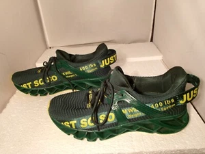 Men's Just So So Sneakers Size US 9.5-10 EU 43 Green Yellow Mesh  Running Shoes - Picture 1 of 15