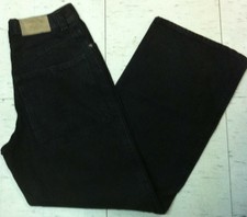 Vintage black Quiksilver aggro inline skate rasta hip hop baggy loose jean 28