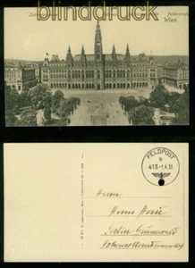 Feldpost Österreich 1.4.1938 auf sw-AK Wien (41098) - Bild 1 von 1