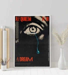 Requiem For a Dream Poster - Darren Aronofsky - Minimalist Movie Poster - Picture 1 of 4