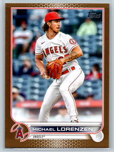 Michael Lorenzen 2022 Topps Update Gold SN2022 #US84 Los Angeles Angels