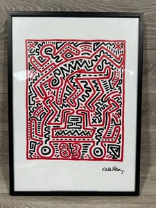 Keith Haring - Fun Gallery 1983 Litho Print *gerahmt* Original Estate Approved - Bild 1 von 8
