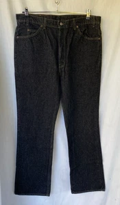 VTG 40517..ORANGE TAB..BLACK..DENIM..USA MADE..JEANS..MEN 40 X 34 - Picture 1 of 5