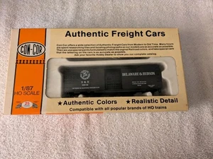 Con-Cor  HO 40' PS-1 Box Car Delaware & Hudson Kit NIB - Picture 1 of 4