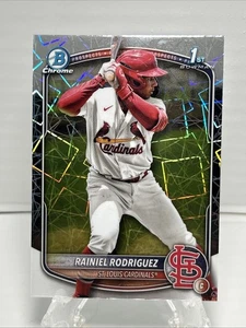 Refractor láser Bowman Chrome Rainiel Rodríguez 2025 primer #BCP-200 Cardinals - Imagen 1 de 2