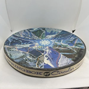 Springbock Sports Illustrated’s 10 Top Ski Runs Circular Puzzle 1967 vollständig - Bild 1 von 16