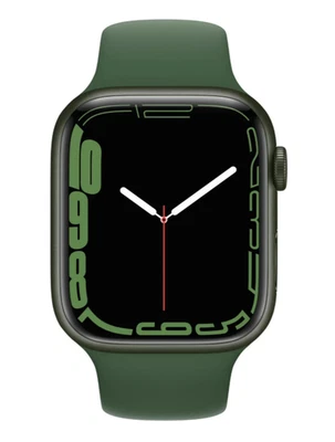 Apple Watch Series 7 Aluminium 45mm LTE GPS Grün M/L Sportarmband Smart Sehr Gut - Bild 1 von 4