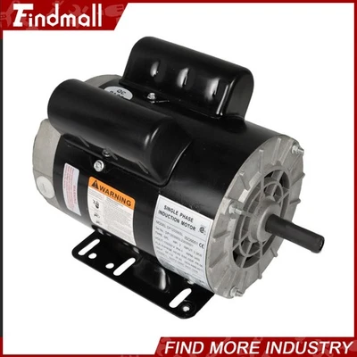 Findmall Electric Motor 3HP SPL 3450RPM 56 Frame 1Phase 115-230Volt - Image 1 of 4