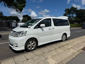 2008 White TOYOTA ALPHARD, MS, 3.0ltr, V6, 46k miles,8 seater, ULEZ Compliant - Picture 1 of 12