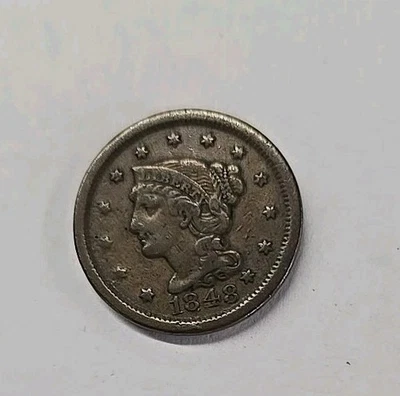 1848 Large Cent Very Fine - Image 1 of 2