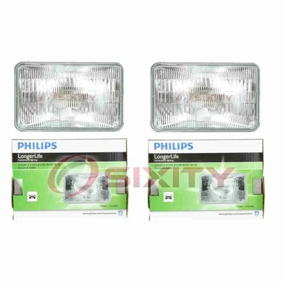 2 bombillas de faros de haz alto Philips para Maserati 228i 425 430i Biturbo jd Foto 1 de 4