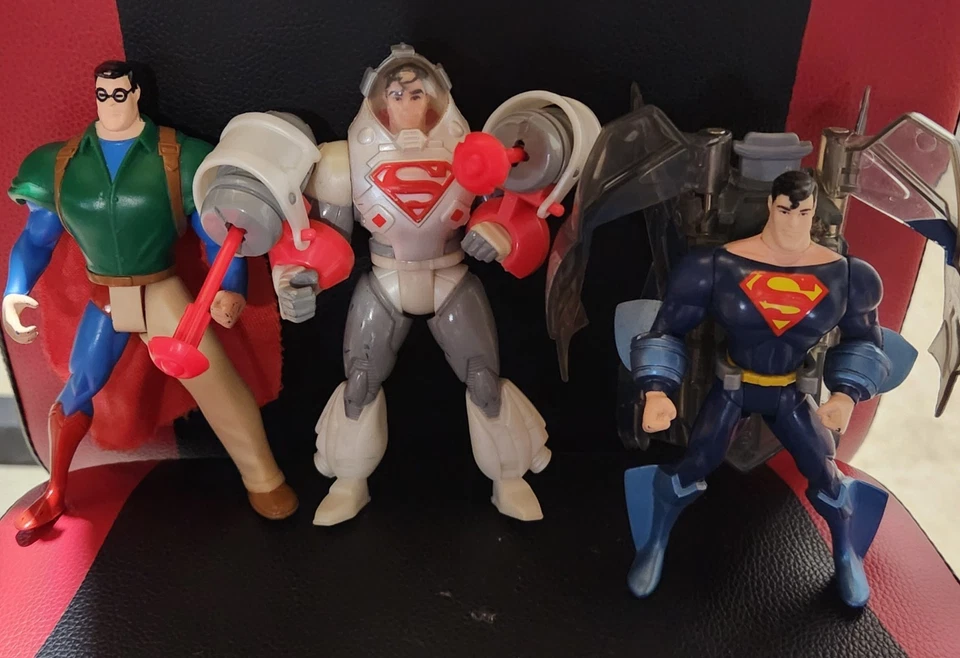 老式 Kenner 超人玩偶! Plus Superboy 摩托车! — 第 1/4 张图片
