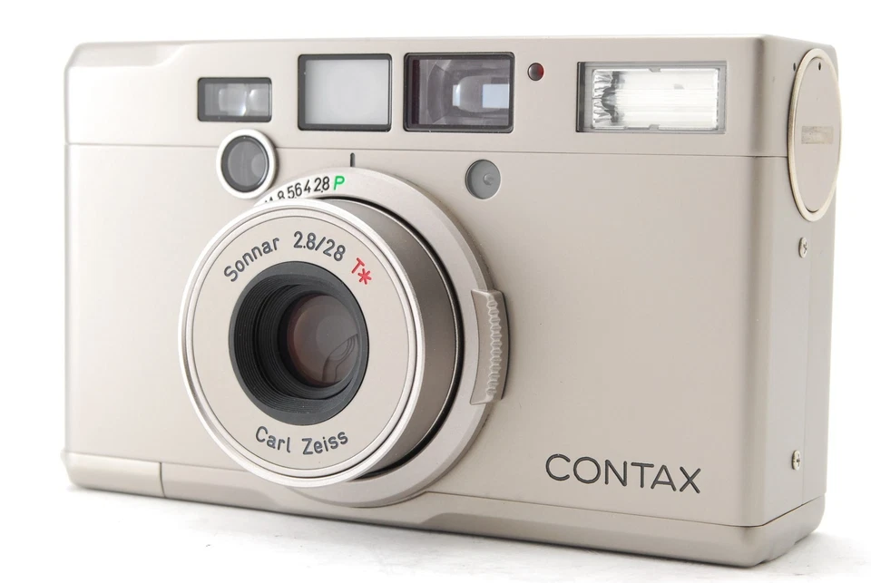 Contax Tix Carl Zeiss 28mm f/2.8 Point＆Shoot APS Film Camera [N.MINT] from JAPAN - Image 1 of 4