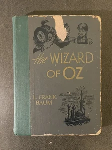 Wizard of Oz by L. Frank Baum - 1944 Bobbs-Merrill Vintage Hardcover – READ - Picture 1 of 15