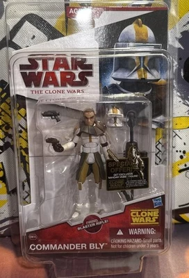 Figura de acción Hasbro Star Wars Clone Wars Clone Commander Bly CW39 2009 3,75" Foto 1 de 4