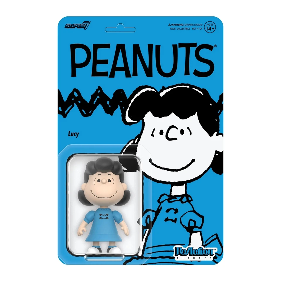 Figura de acción Lucy Peanuts Super 7 Reaction Foto 1 de 1