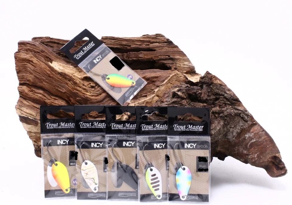 Spro TM Trout Master Incy Spoon 1,5g Forellen Blinker 22 Farben NEW Design OVP - Bild 1 von 1
