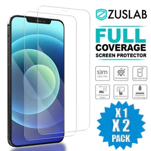 For iPhone 16e 16 15 14 13 12 Pro Max XR XS Plus Tempered Glass Screen Protector - Picture 1 of 40