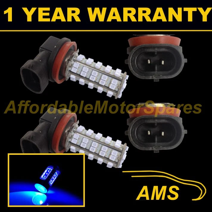 2X H9 BLUE 60 LED FRONT MAIN HIGH BEAM LIGHT BULBS HIGH POWER KIT XENON MB500501 - Image 1 of 1