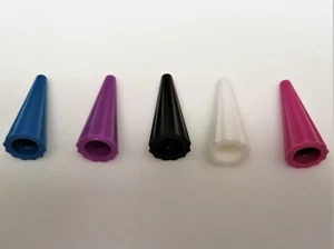 Five (5) Professor Motor 1/2 oz. Fluid Bottle Plastic Replacement Screw Tops - Picture 1 of 3