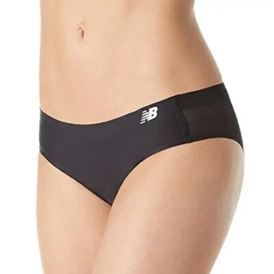 New Balance L23548 Women's Black Hybrid Soft Jersey Mesh Panels Panty Size S - Image 1 of 3
