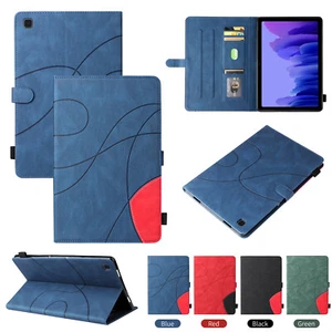 Tablet Case [Select Model] - Leather Flip Case Protective Cover with Stand A01KT - Picture 1 of 33