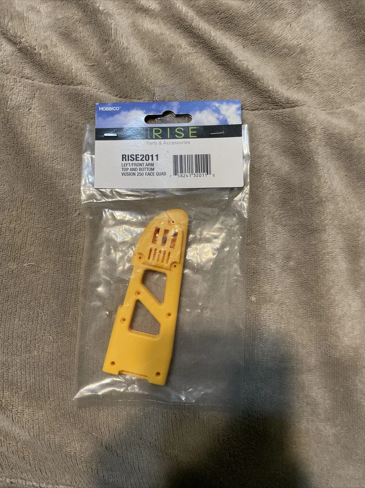 hobbico rise drone part left front arm yellow  - Image 1 of 2