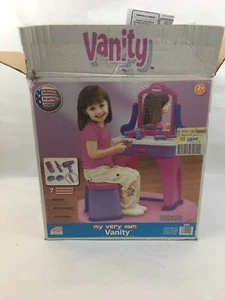 Toy Vanity Set Toddler Vanity Sets Mirrored Vanity Set Childrens Furniture - Picture 1 of 11