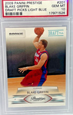 2009 Prestige Draft Picks RC Light Blue #201 Blake Griffin Clippers /999 PSA 10
