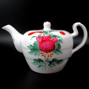 August Warnecke Porzellan Teekanne Dekor Ostfriesland Handgemalt Tea Pot + - Bild 1 von 4